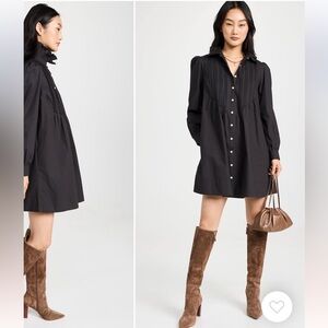 Trovata Birds of Paradis Olive Dress